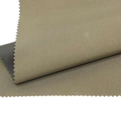 75D PU film coated polyester waterproof high elastic pongee fabric for outdoor cloth