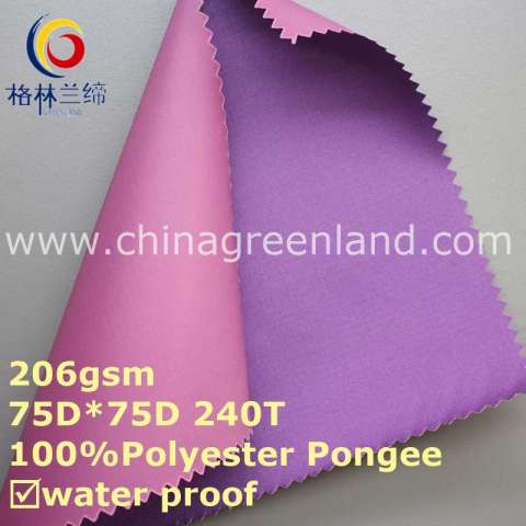 PVC Polyester Pongee Environmental Coating Fabric for Textile Garment (GLLML257)